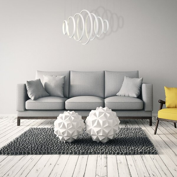Závěsné LED svítidlo Pixels, 7x LED 96w, 4000k, w