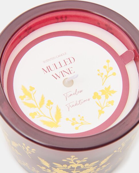 Sinsay - Vánoční vonná svíčka Mulled Wine - světle fialová