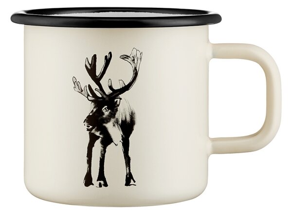 Muurla Hrnek Reindeer 0,37l, smalt / béžový