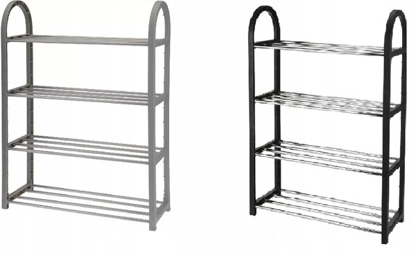 Botník Storage Solutions 50 x 65 x 19 cm černá