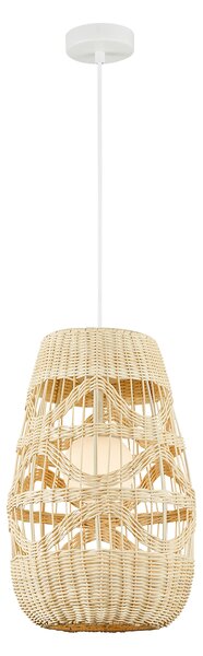 Závěsné svítidlo Arona, 1x ratanové stínítko, (fi 25cm), w