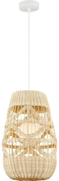 Závěsné svítidlo Arona, 1x ratanové stínítko, (fi 25cm), w