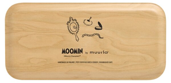 Muurla Podnos Snorkmaiden 27x13cm, růžový