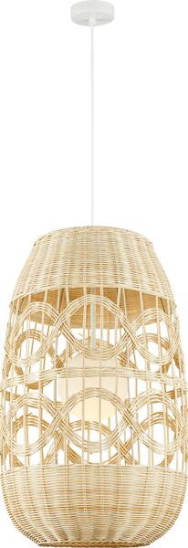 Závěsné svítidlo Arona, 1x ratanové stínítko, (fi 40cm), w