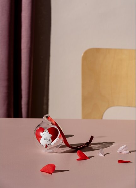 Muurla Vánoční ozdoba Moomin Heart 7cm