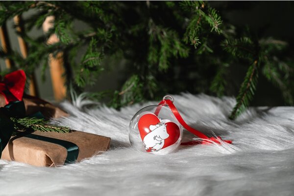 Muurla Vánoční ozdoba Moomin Heart 7cm