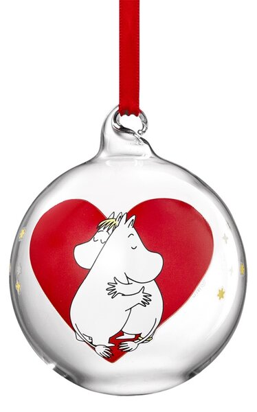 Muurla Vánoční ozdoba Moomin Heart 7cm