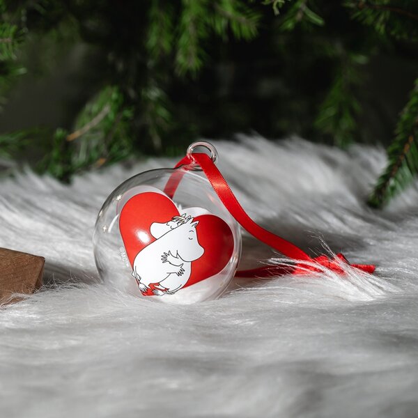 Muurla Vánoční ozdoba Moomin Heart 7cm