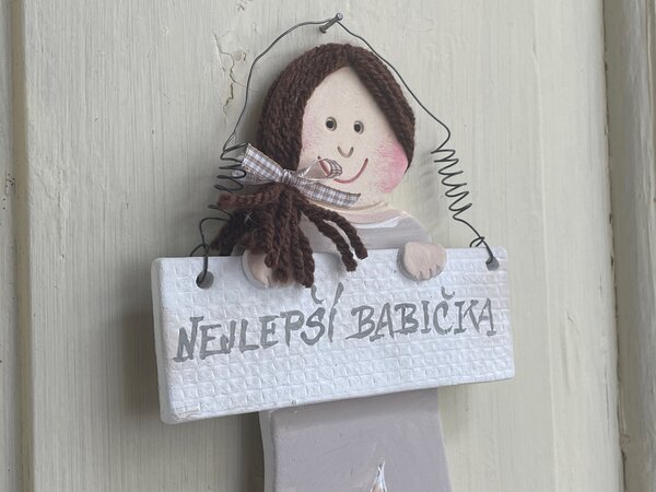 Elegantní super babička Nápis: Super babička