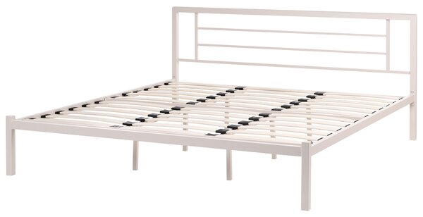 Postel Kov CUSSET 180 x 200 cm Světle béžová