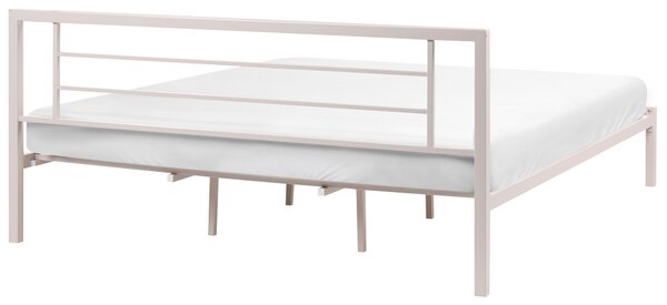 Postel Kov CUSSET 180 x 200 cm Světle béžová