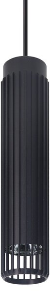 Závěsné svítidlo Vertical, 1x černé kovové stínítko