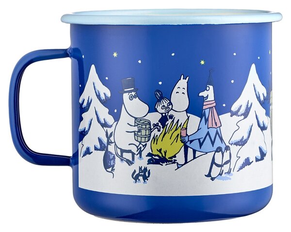 Muurla Hrnek Moomin Starry Night 0,8l, smalt / modrý