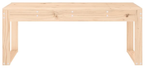 Zahradní lavice 110 x 38 x 45 cm masivní borové dřevo
