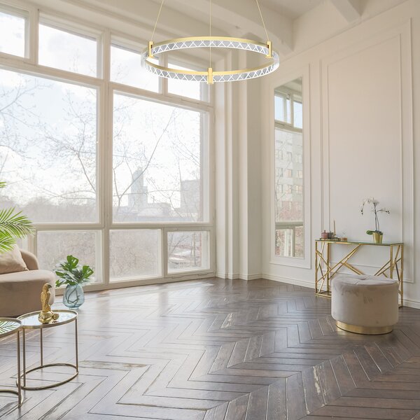 Závěsné LED svítidlo Elegance, 1x LED 36w, 4000k, g