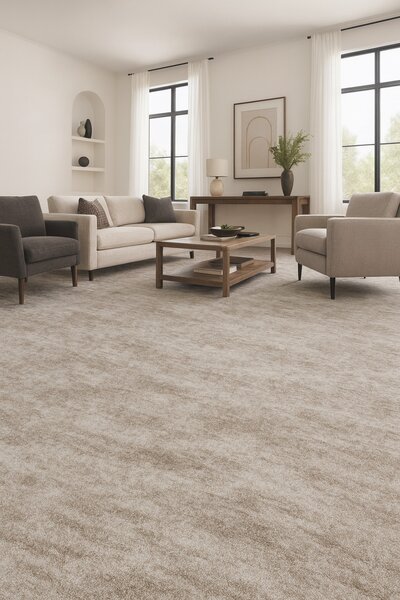 Associated Weavers, Metrážový koberec Tropical 39, na míru, šíře 4m,5m, šedá, filc, chodba / předsíň