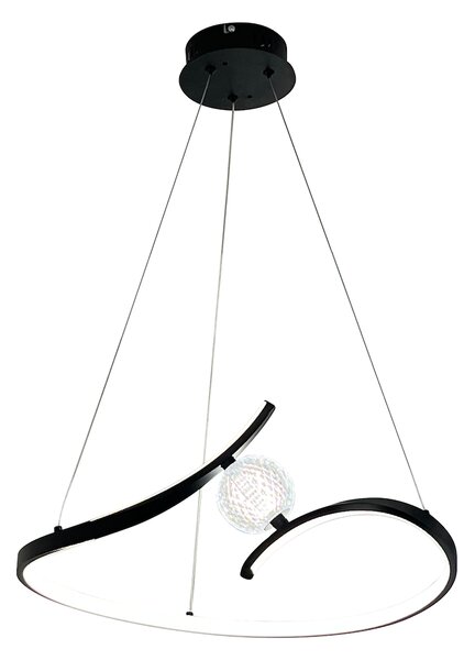 Závěsné LED svítidlo Perla, 1x LED 34w, 4000k, b