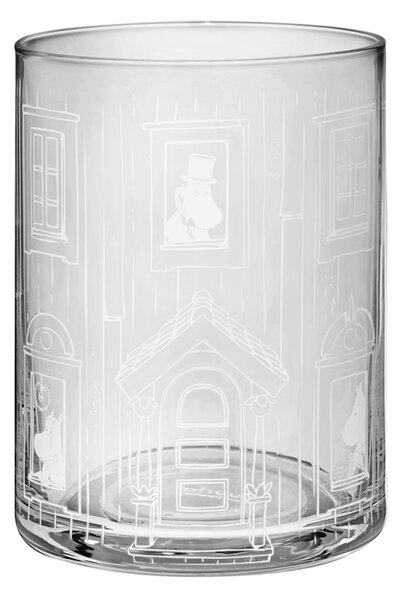Muurla Skleněná dóza Moominhouse 18,5cm