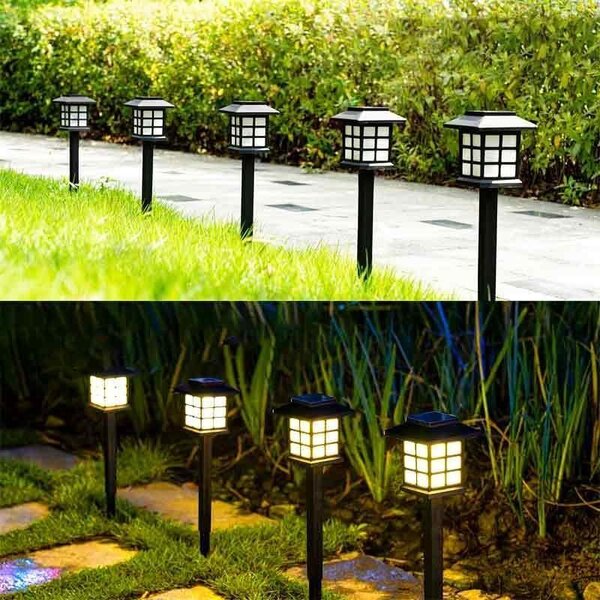 Solární zapichovací LED lampa