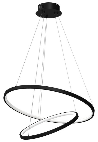 Závěsné LED svítidlo Hoop, 2x LED 51w, 4000k, b