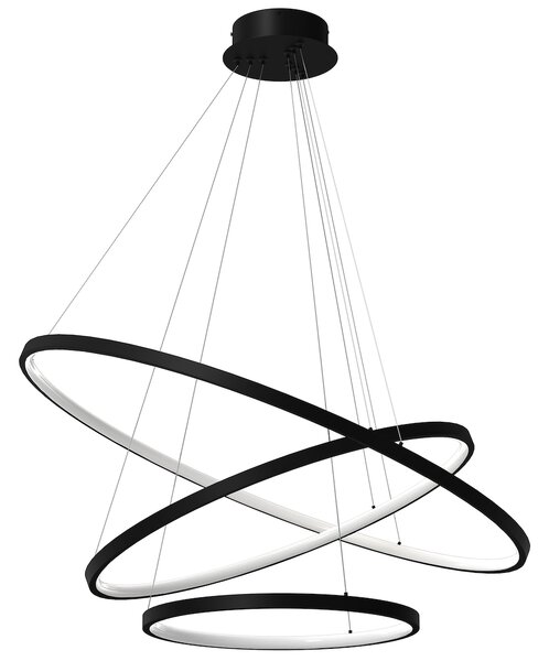 Závěsné LED svítidlo Hoop, 3x LED 93w, 4000k, b