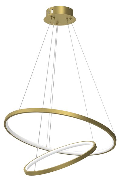 Závěsné LED svítidlo Hoop, 2x LED 51w, 4000k, g