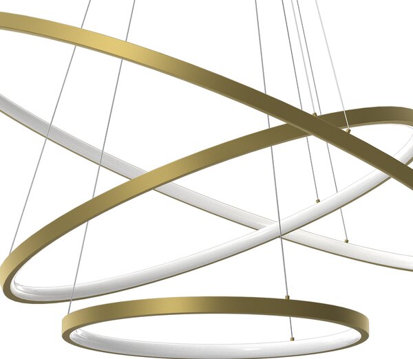 Závěsné LED svítidlo Hoop, 3x LED 93w, 4000k, g
