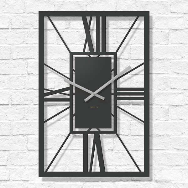 DUBLEZ | Dřevěné římské hodiny - Arch Deco