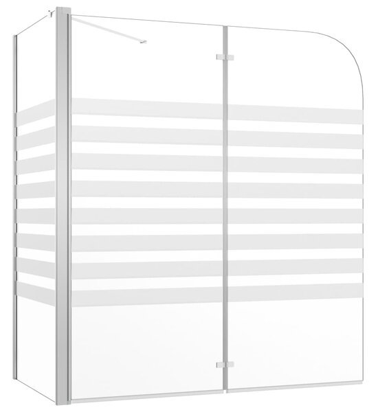 Sprchový kout - 120x68x130 cm | tvrzené sklo pruhovaný