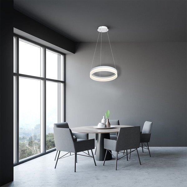 Závěsné LED svítidlo Ring, 1x LED 24w, 4000k, w