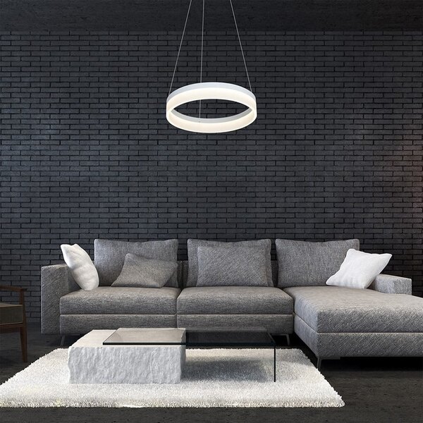 Závěsné LED svítidlo Ring, 1x LED 24w, 4000k, w