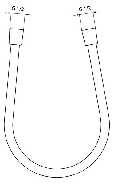 Ideal Standard - Sprchová hadice Idealﬂex 1750 mm, chrom A4109AA