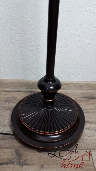 Stojací lampa Tiffany Rosalin - 40*27*152 cm / E27/60w - Clayre & Eef