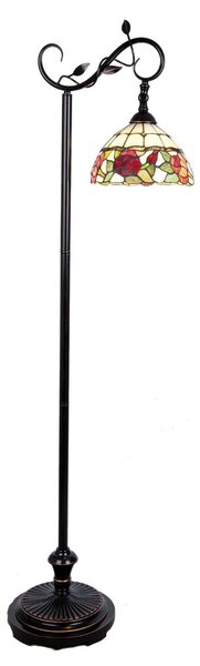 Stojací lampa Tiffany Rosalin - 40*27*152 cm / E27/60w - Clayre & Eef