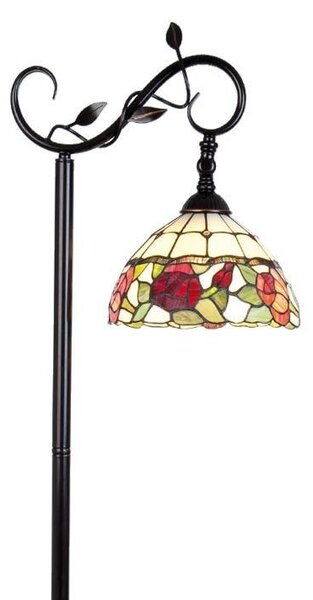 Stojací lampa Tiffany Rosalin - 40*27*152 cm / E27/60w - Clayre & Eef