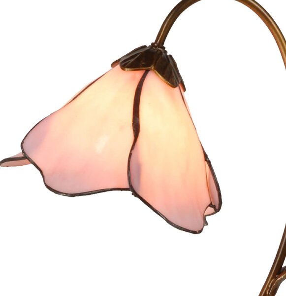 Stolní lampa Tiffany - Ø 31*48 cm 1x E14 - Clayre & Eef