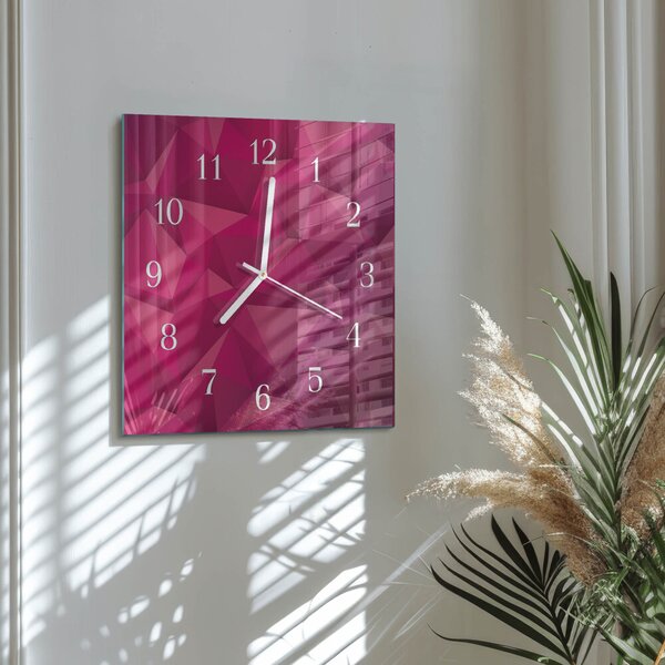 Skleněné hodiny Abstrakce zskb-30x30-00084584