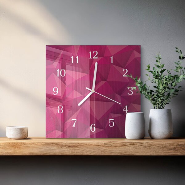 Skleněné hodiny Abstrakce zskb-30x30-00084584