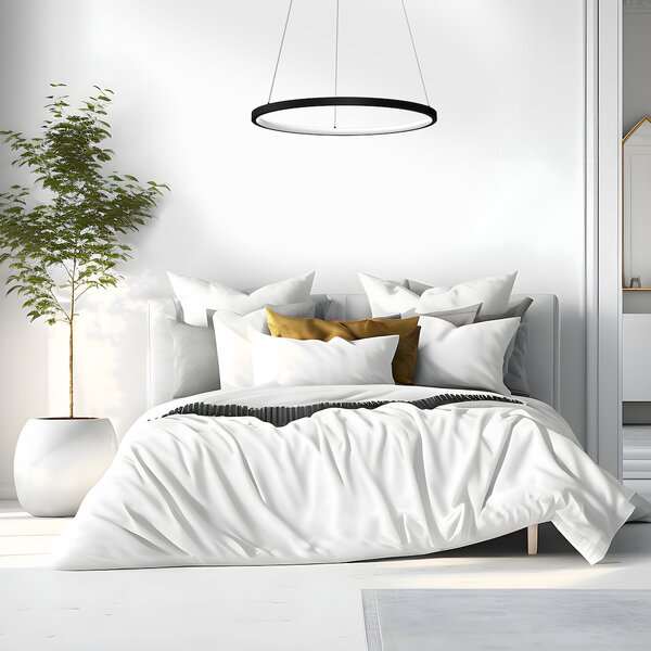 Závěsné LED svítidlo Hoop, 1x LED 27w, 4000k, b
