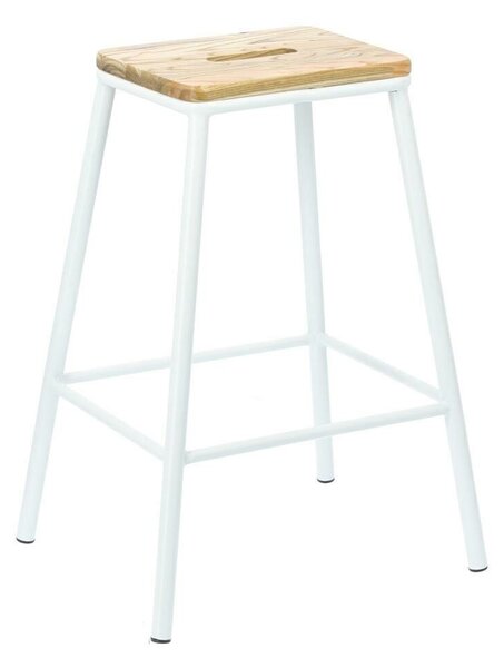 Barová stolička Seattle bílá