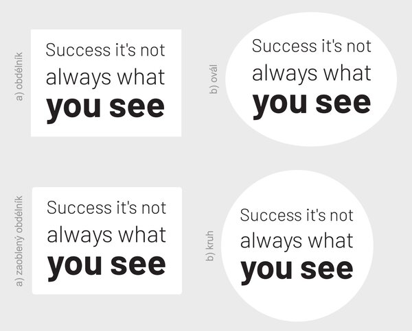 Success its not always samolepka na zeď šíře 45 cm