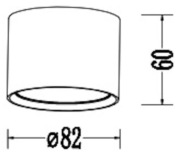 Light Prestige Kendal stropní světlo 1x7 W bílá LP63311SMIP65WH