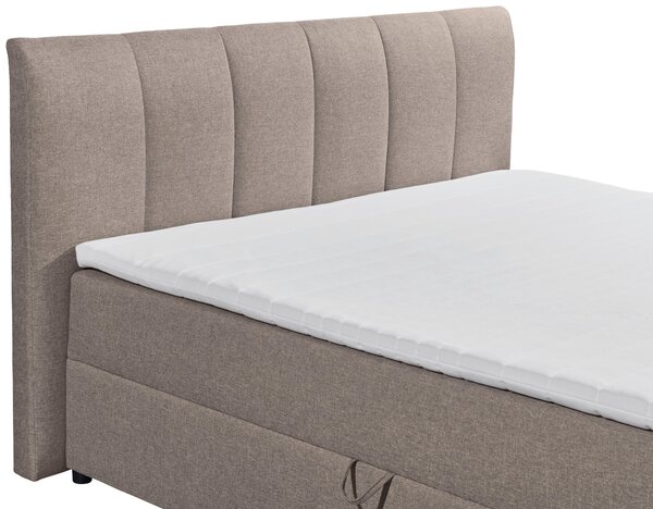 POSTEL BOXSPRING, 180/200 cm, jílová barva MID.YOU - Manželské postele, Online Only