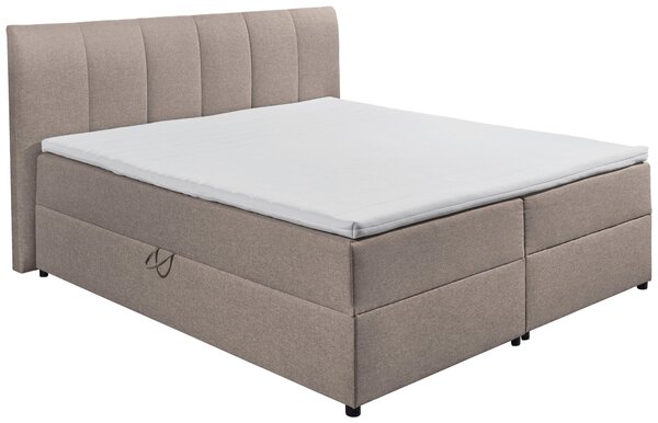 POSTEL BOXSPRING, 180/200 cm, jílová barva MID.YOU - Manželské postele, Online Only