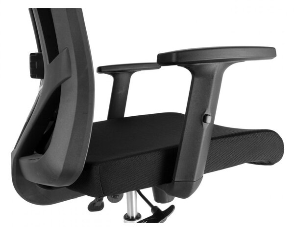 Kancelářská ergonomická židle Neoseat BOROSI — černá, nosnost 150 kg