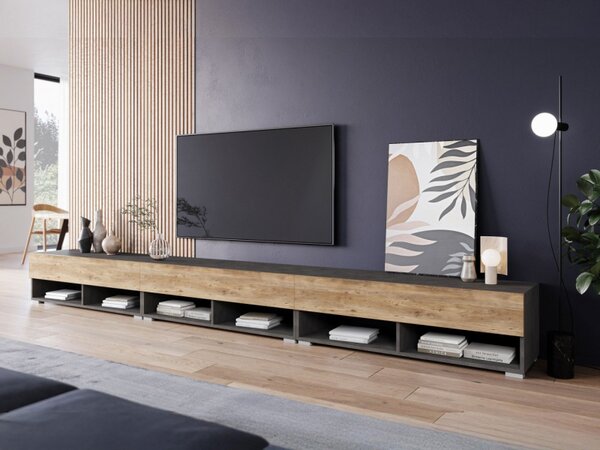 TV stolek Adenik 300, Barva: matera / breslau kaštan, Osvětlení: bez osvětlení 5903211454790