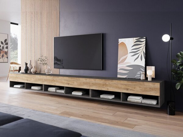 TV stolek Adenik 300, Barva: matera / breslau kaštan, Osvětlení: bez osvětlení 5903211454790