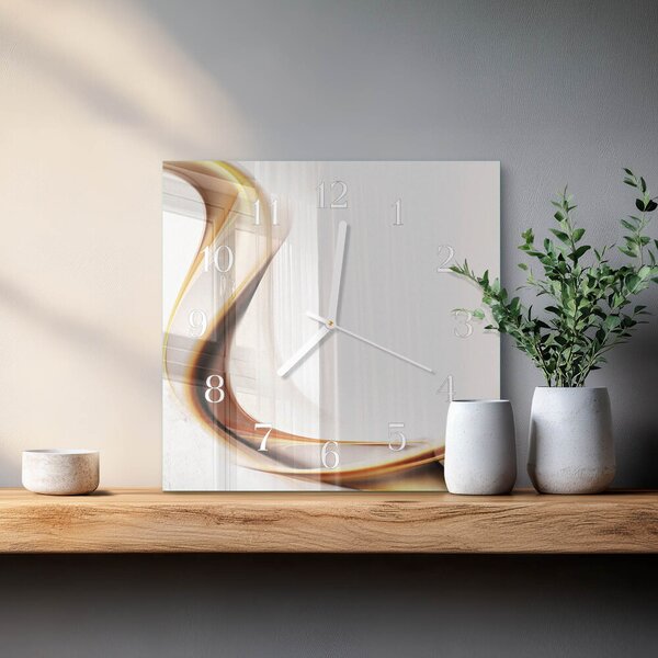 Skleněné hodiny Abstrakce zskb-30x30-00083608