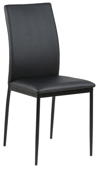Židle Demina ekokůže - černá