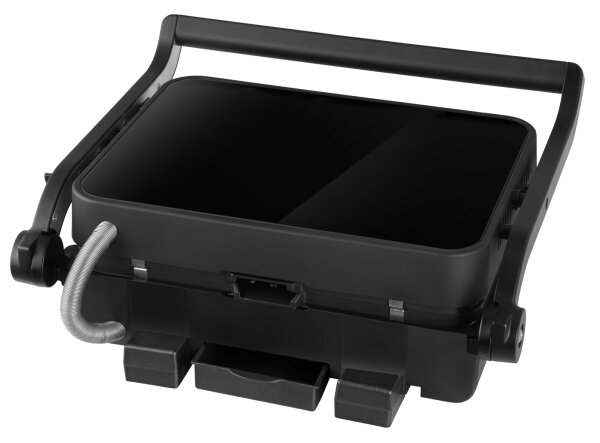 Concept ge3600 - Kontaktní gril s teplotní sondou GLASS 2000W/230V černá